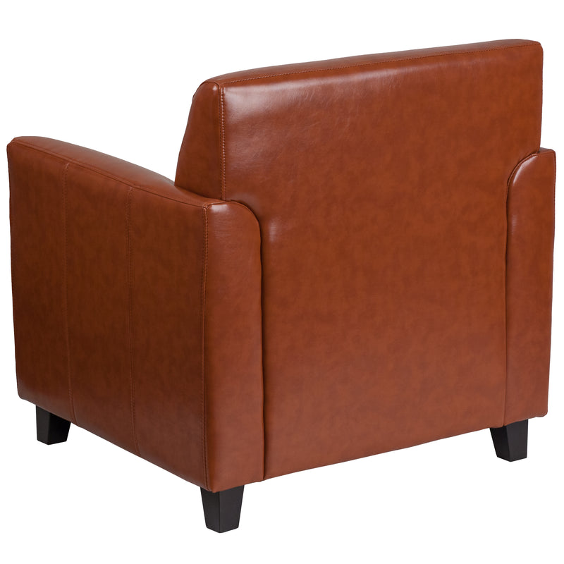 SINGLEWAVE Diplomat Series Cognac LeatherSoft Chair