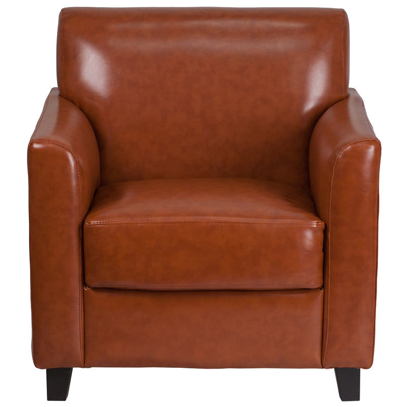 SINGLEWAVE Diplomat Series Cognac LeatherSoft Chair