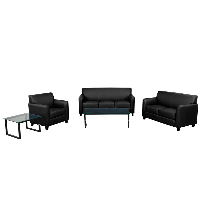 SINGLEWAVE Diplomat Series Reception Set in Black LeatherSoft