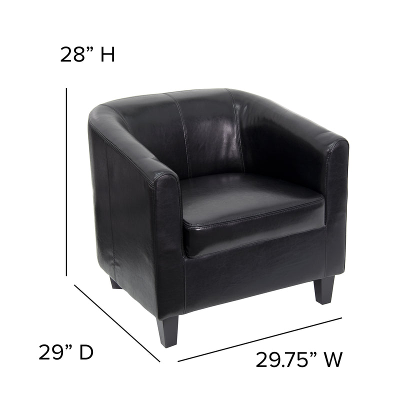 Black LeatherSoft Lounge Chair