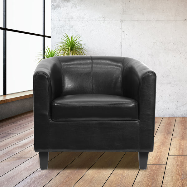 Black LeatherSoft Lounge Chair