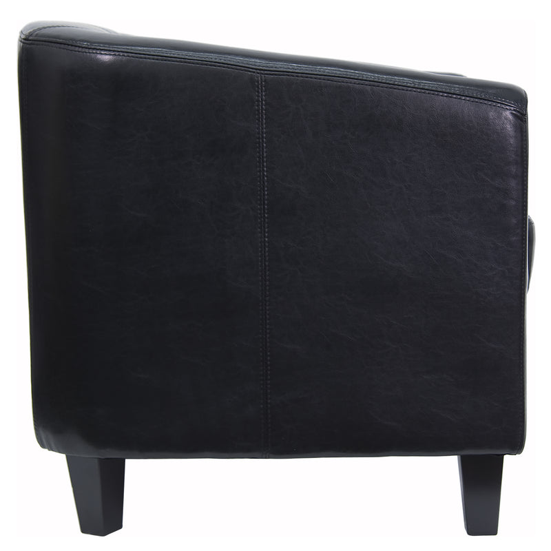 Black LeatherSoft Lounge Chair