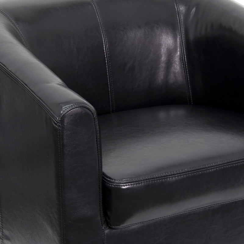 Black LeatherSoft Lounge Chair