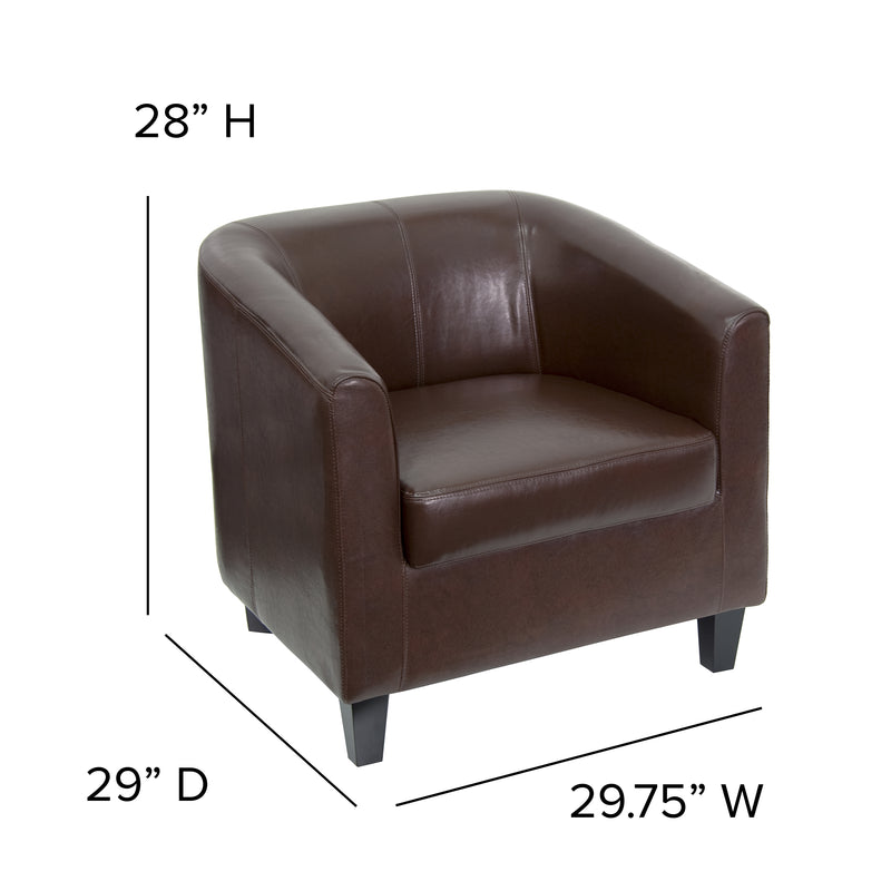 Brown LeatherSoft Lounge Chair