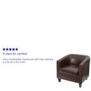 Brown LeatherSoft Lounge Chair