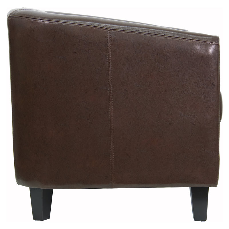 Brown LeatherSoft Lounge Chair