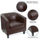 Brown LeatherSoft Lounge Chair