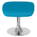 Egg Series Aqua Fabric Ottoman