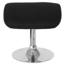 Egg Series Black Fabric Ottoman