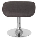 Egg Series Dark Gray Fabric Ottoman