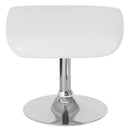 Egg Series White LeatherSoft Ottoman