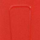 Commercial Grade Red Metal Indoor-Outdoor Stackable Chair