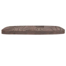 Rustic Walnut Wood Seat for Colorful Metal Chairs