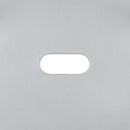 Commercial Grade 24" High Silver Metal Indoor-Outdoor Counter Height Stool with Removable Back