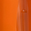 30" High Backless Orange Metal Barstool with Square Wood Seat