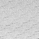 Commercial Grade 35.5" Square White Indoor-Outdoor Steel Patio Table with Umbrella Hole