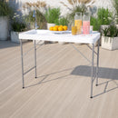 4-Foot Portable Fish Cleaning Table / Outdoor Camping Table and Sink