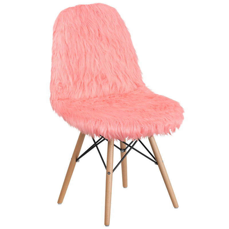 Shaggy Dog Hermosa Pink Accent Chair