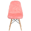 Shaggy Dog Hermosa Pink Accent Chair