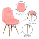 Shaggy Dog Hermosa Pink Accent Chair