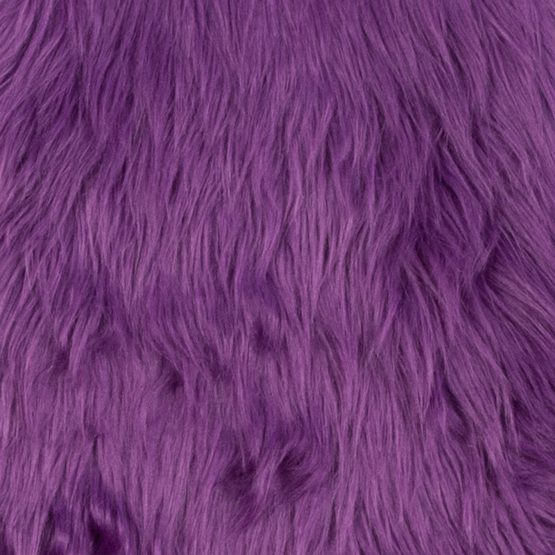 Shaggy Dog Purple Accent Chair