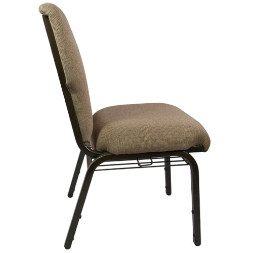 Advantage Mixed Tan Discount Church Chair - 21 in. Wide