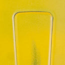 Commercial Grade 30" High Distressed Yellow Metal Indoor-Outdoor Barstool with Back