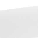 Commercial Grade 31.5" Square White Metal Indoor-Outdoor Table