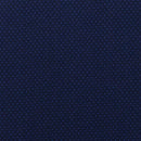 SINGLEWAVE Series Crown Back Stacking Banquet Chair in Navy Blue Patterned Fabric - Gold Frame