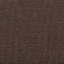 SINGLEWAVE Series 21''W Church Chair in Brown Fabric with Cup Book Rack - Gold Vein Frame