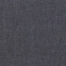 SINGLEWAVE Series 21''W Church Chair in Dark Gray Fabric with Book Rack - Silver Vein Frame