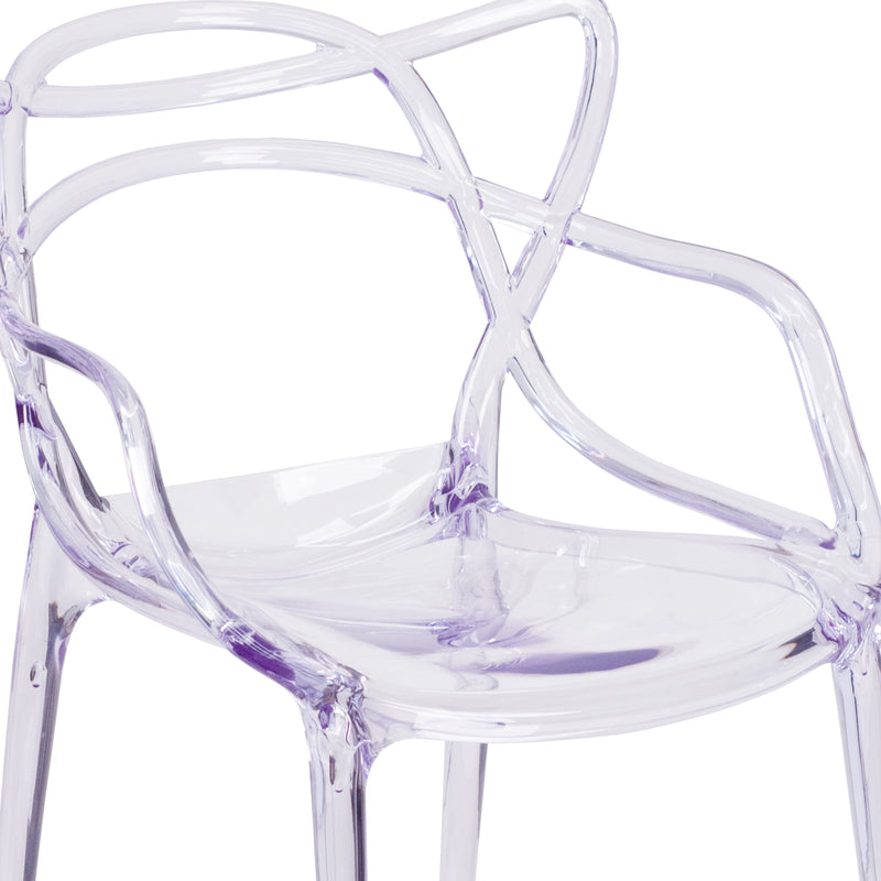 Nesting Series Transparent Stacking Side Chair