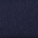 SINGLEWAVE Series Curved Triple Braced & Double Hinged Navy Fabric Metal Folding Chair