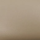 SINGLEWAVE Series Curved Triple Braced & Double Hinged Beige Vinyl Metal Folding Chair