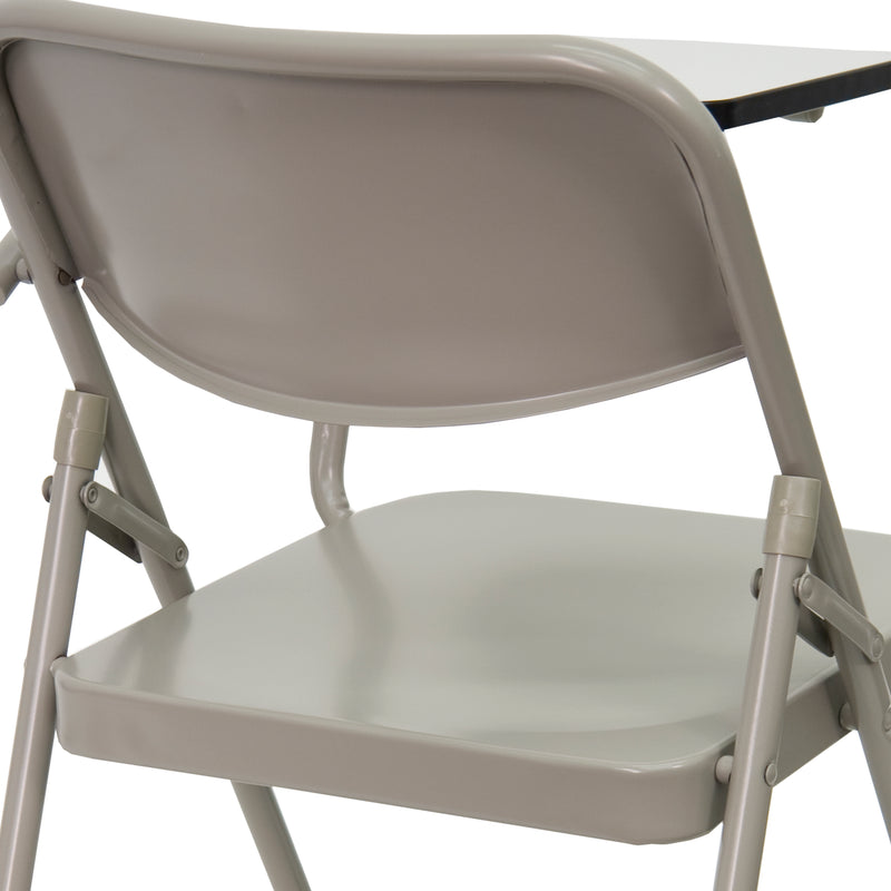 Premium Steel Folding Chair with Left Handed Tablet Arm