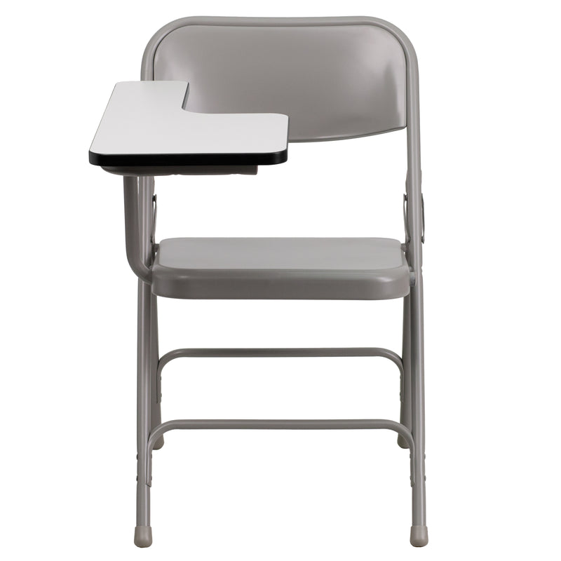 Premium Steel Folding Chair with Right Handed Tablet Arm