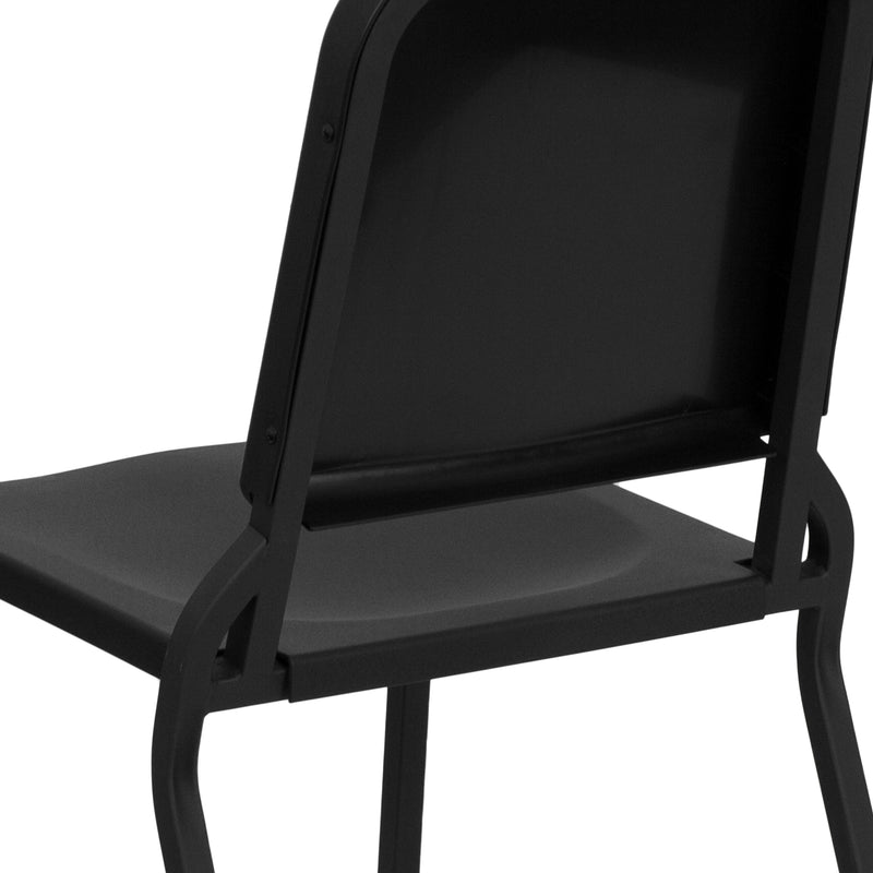 SINGLEWAVE Series Black High Density Stackable Melody Band/Music Chair