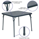 Kids Navy 5 Piece Folding Table and Chair Set