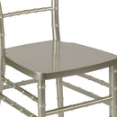 SINGLEWAVE PREMIUM Series Champagne Resin Stacking Chiavari Chair