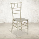 SINGLEWAVE Series Champagne Resin Stacking Chiavari Chair