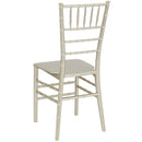 SINGLEWAVE Series Champagne Resin Stacking Chiavari Chair