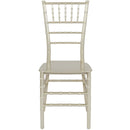 SINGLEWAVE Series Champagne Resin Stacking Chiavari Chair
