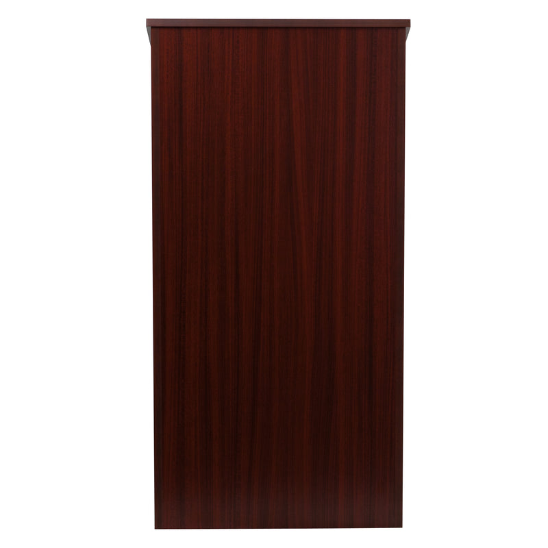 Stand-Up Wood Lectern in Mahogany