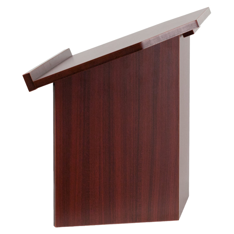 Foldable Tabletop Lectern in Mahogany