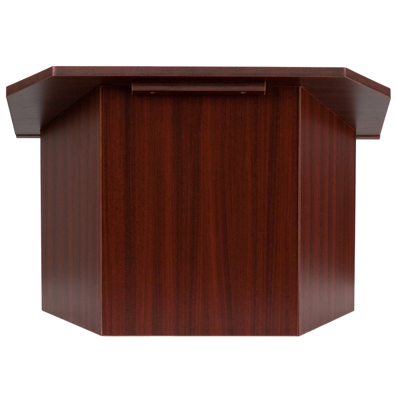 Foldable Tabletop Lectern in Mahogany