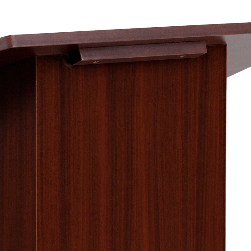 Foldable Tabletop Lectern in Mahogany