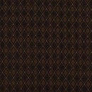 SINGLEWAVE Series Crown Back Stacking Banquet Chair in Brown Patterned Fabric - Gold Vein Frame