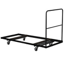 Black Folding Table Dolly for 30''W x 72''D Rectangular Folding Tables