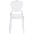 Ghost Chair with Tear Back in Transparent Crystal