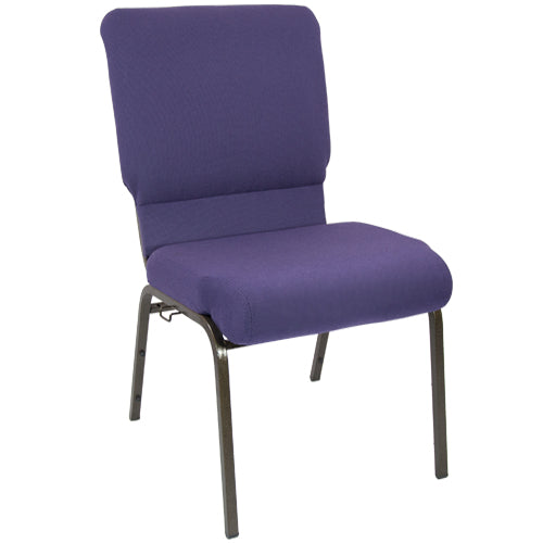 Advantage Eggplant Church Chair 18.5 in. Wide